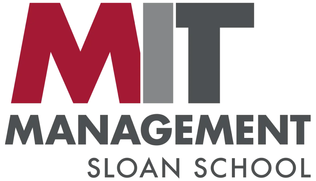 The logo of MIT Sloan, The Massachusetts Institute of Technology Sloan School of Management.