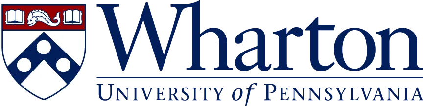 The logo of Wharton, The University of Pennsylvania Wharton School.